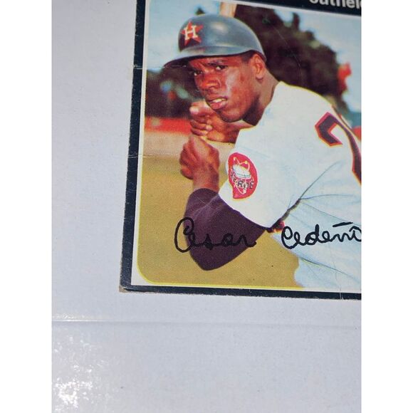 1971 Topps Cesar Cedeno #237 Houston Astros Baseball‎ Card - Picture 4 of 8